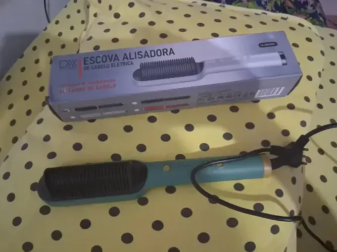 Escova Alisadora Elétrica Bivolt - Nova