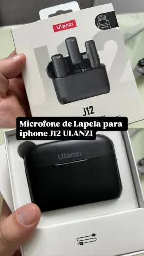Microfone sem Fio Bluetooth marca Ulanzi Novo Influencer