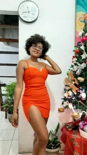 Vestido Curto Laranja ? Modelo Elegante ? R$ 40,00