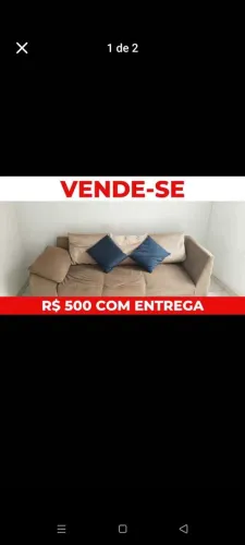 Sofá com entrega gratuita