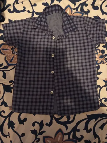 Camisa xadrez infantil