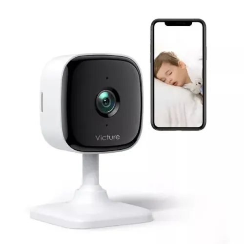 Câmera de Segurança Wi-Fi Victure PC440 1080p - Visão Noturna + Áudio 2 Vias
