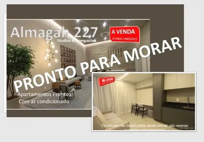 Studio para venda com 42 m², 1 quarto 1 vaga, Tatuapé, Almagah, São Paulo