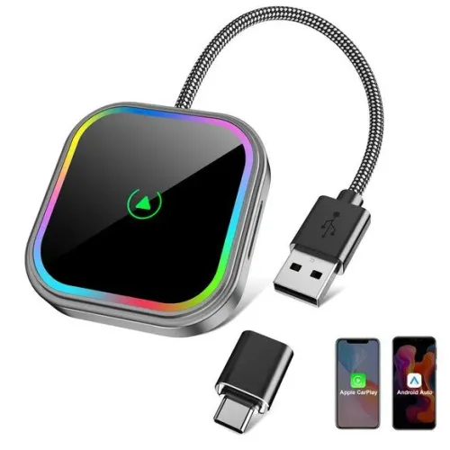 Adaptador Sem Fio Carplay Para Mais 800modelos De Automóveis