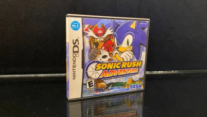 Capa e Manual do Jogo Sonic Rush Adventure nintendo DS