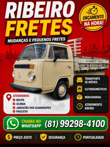Frete e mudança com Kombi carroceria