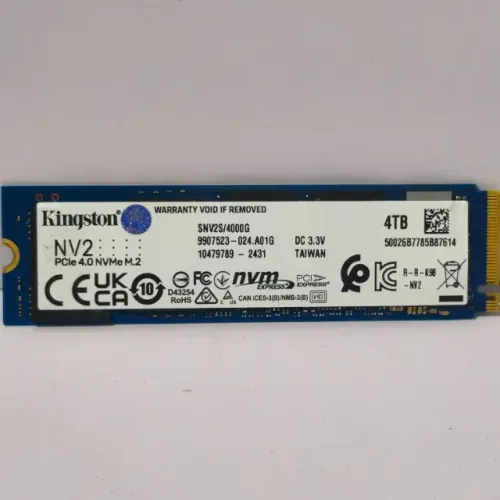 SSD M.2 NVMe Kingston 4TB 2280 Altissíma Velocidade Para PC e Notebook