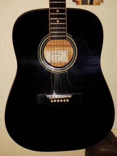 Violão vogga acústico com marcas de uso mas em bom estado