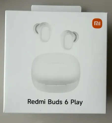 Fone De Ouvido Bluetooth Xiaomi Redmi Buds 6 Play Branco - ORIGINAL