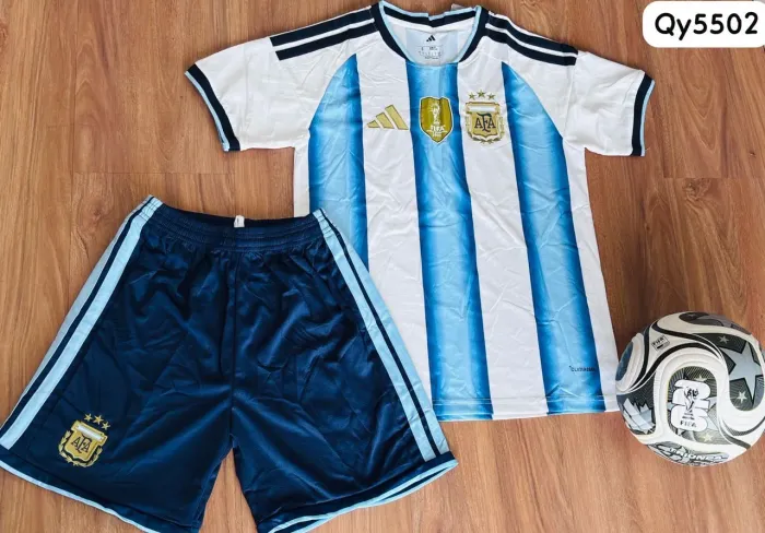 Camisa da Argentina + calção (P,M,G e GG)