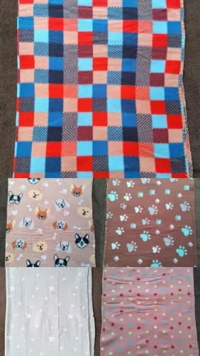 Cobertores para pets cães e gatos 100x70cm