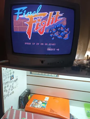 PLACA FLIPERAMA FINAL FIGHT 30TH ANIVERSARY CPS2 CONVERSION 