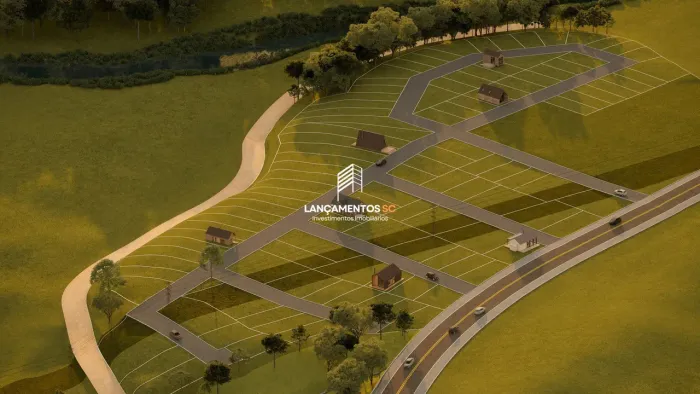 Terreno com 382,92m² no loteamento Bela Vista, Bom Jardim da Serra/SC