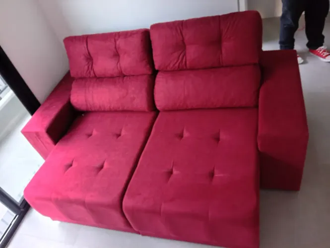 SOFA RETRATIL RECLINÁVEL 2MT FRETE GRÁTIS