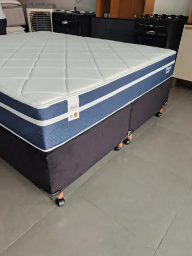 CAMA BOX QUEEN MOLAS ENSACADAS DISPONÍVEL À PRONTA-ENTREGA