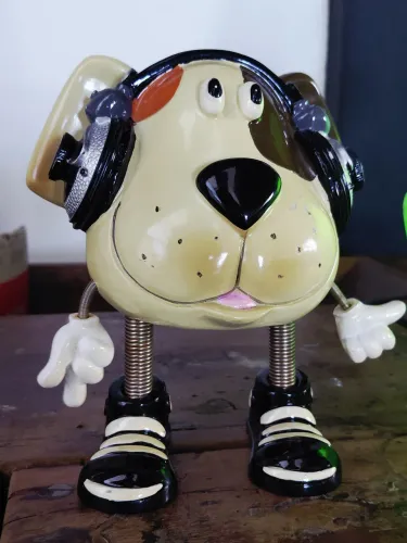 Escultura Dog Design - 1970 80 - Modernista 