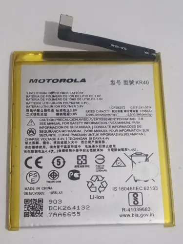 Bateria KR40 para celular Motorola moto One action One vision
