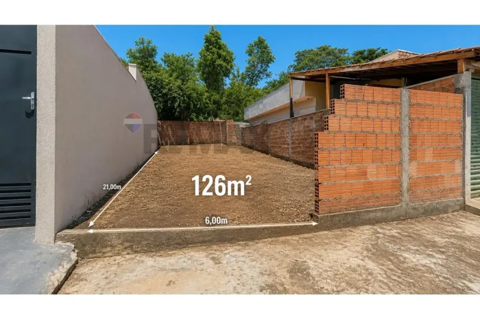 Terreno de 126 metros quadrados a venda no Parque Alexandrina