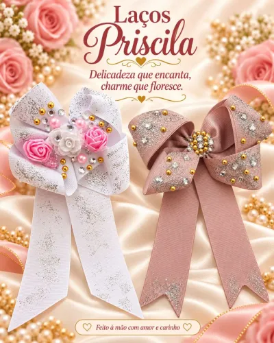 Tiara e laços 