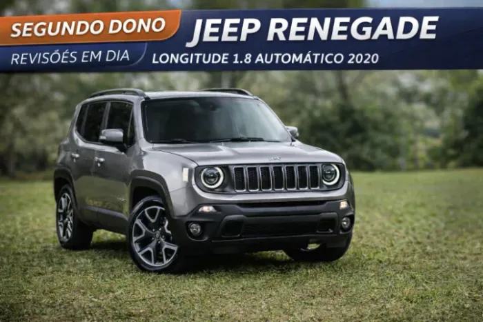 Jeep Renegade Longitude 1.8 Flex Aut. 2020 - Procedência. 2º Dono.