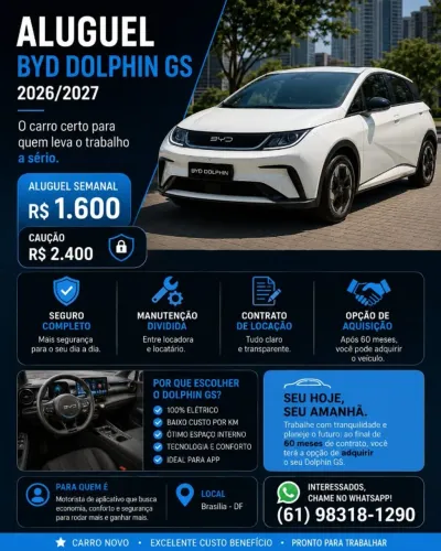 BYD Dolphin EV (Elétrico) 2027