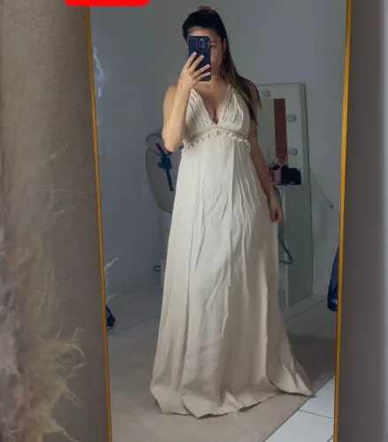 Vestido longo tamanho único