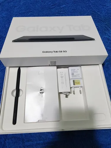 Galaxy tab S8 Samsung 5g 256 gb 8gb ram novo
