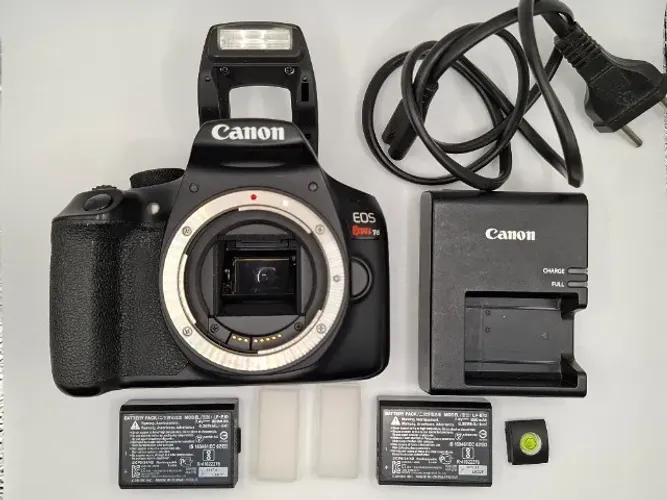 Canon T6 Rebel EOS Corpo Anatel 41.762 clic 2x Bat LP-E10 Orig Gar Loja