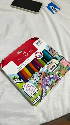 Faber-Castell Fine Pen 24 Cores - Original | Material de Papelaria