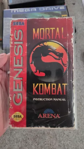 Manual Mortal Kombat Mega Drive