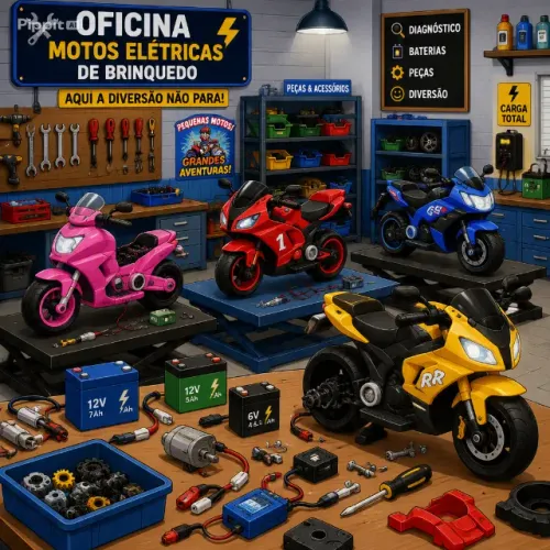 Conserto de Eletrônicos - Bicicletas, Brinquedos, Motos elétricas