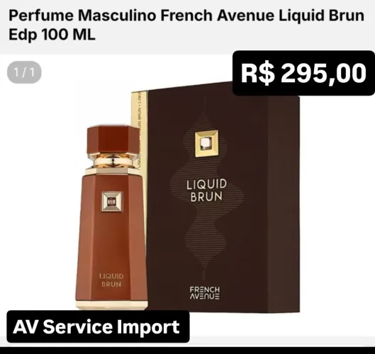 Perfume masculino liquid brun - AV Service Import 