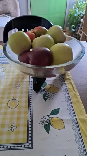 Fruteira de vidro 
