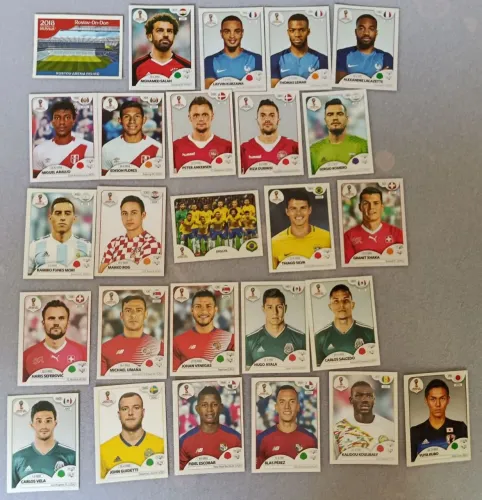 Figurinhas da Copa 2018