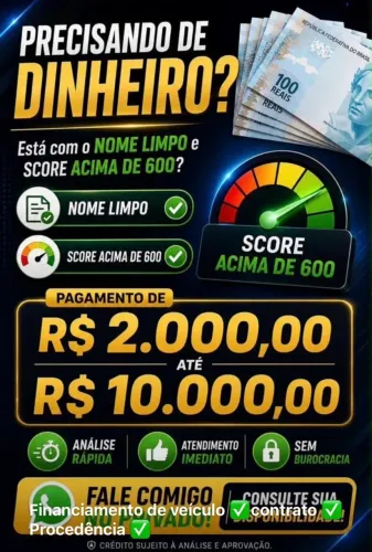 Precisando de dinheiro?