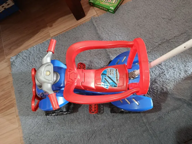 Quadriciclo infantil menino 3 em 1