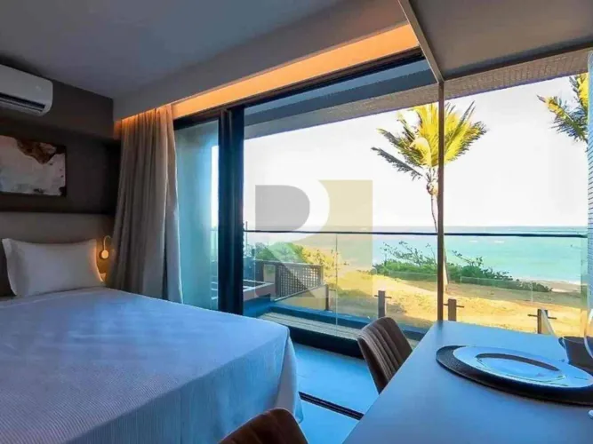 Apartamento / flat com 1 dormitório para alugar, 18 m² por R$ 4.380/ano - Jardim Oceania -