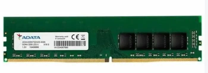 Memoria RAM Adata 16GB DDR4 3200Mhz ECC TROCO POR PLACA MAE E PROCESSADOR