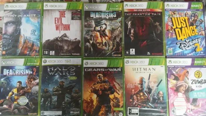 jogos xbox 360 novos, lacrados 100,00 cada