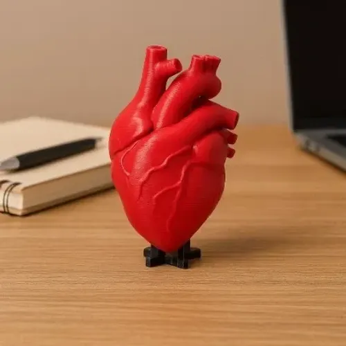 Coração Anatômico Realista | Modelo Decorativo e Educacional