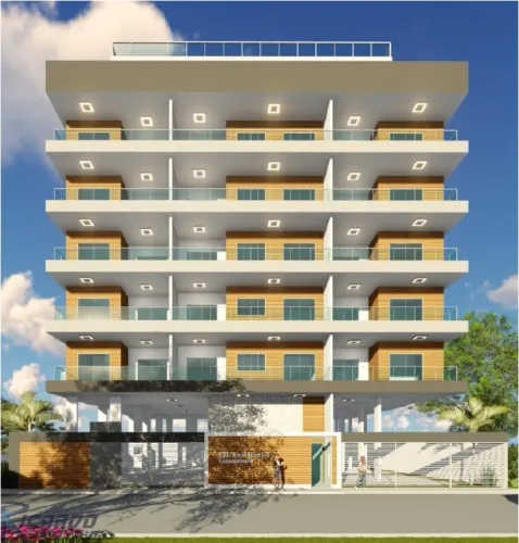 Beleza e oportunidade! Col. 4: 70 m2, 2 q, suíte, piscina vista mar, lazer completo. De R$