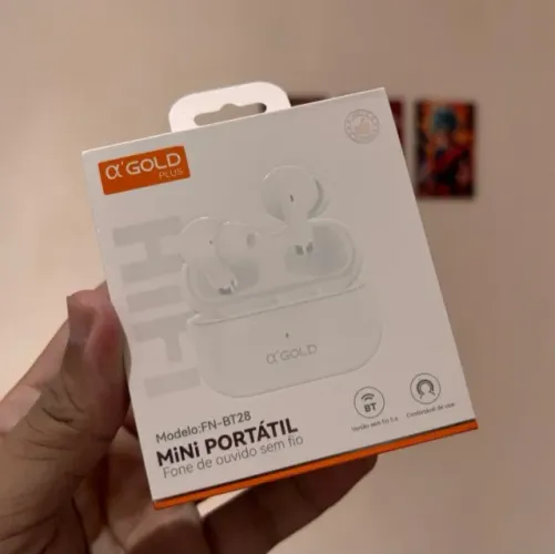 FONE DE OUVIDO BLUETOOTH A'GOLD PLUS FN-BT28 5.4