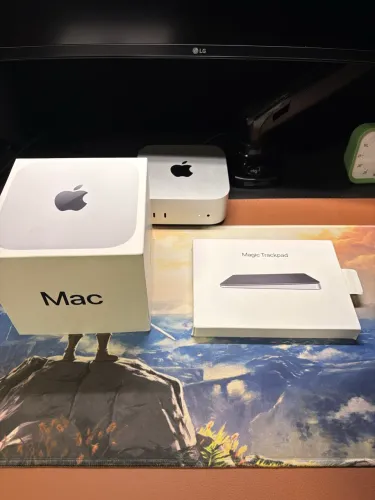 Mac Mini M4 16GB 256GB + Magic Trackpad | Completo + Caixas