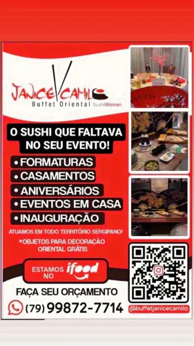 Buffet Oriental(Sushi/Yakisoba) para eventos