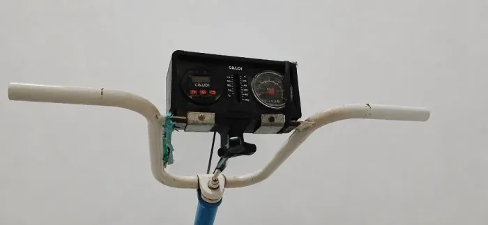 Bicicleta Ergométrica Antiga Caloi Cicle ( funcionando/ sem manoplas) leia a descrição 