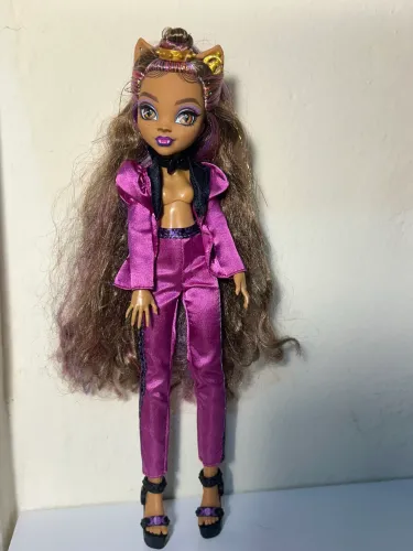 Boneca Monster High Clawdeen Wolf Monster Ball incompleta somente itens da imagem g3
