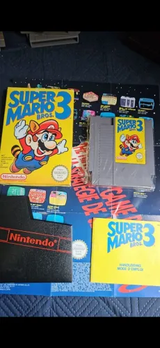 Mario 3 Nintendinho CIB novíssimo