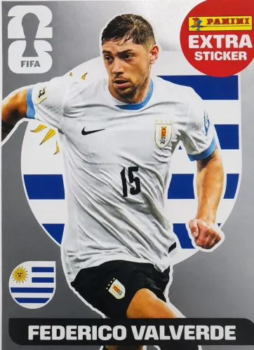  EXTRA STICKER PANINI FIFA WORLD CUP 2026 - FEDERICO VALVERDE 