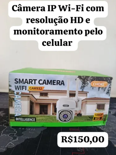 Câmera IP Wi-Fi com monitoramento pelo celular / SUPER OFERTA IMPERDÍVEL