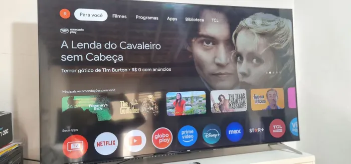 Smart tv tcl de 65 polegadas 4k android